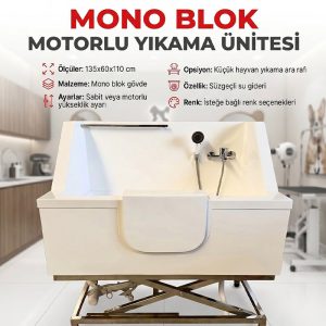 Mono Blok Motorlu Yıkama Ünitesi